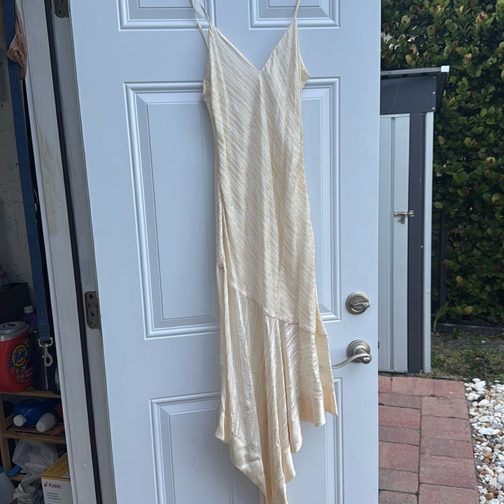 Cami NYC Ivory Tank Dress - Beautiful Spaghetti Strap Dress - Size Small